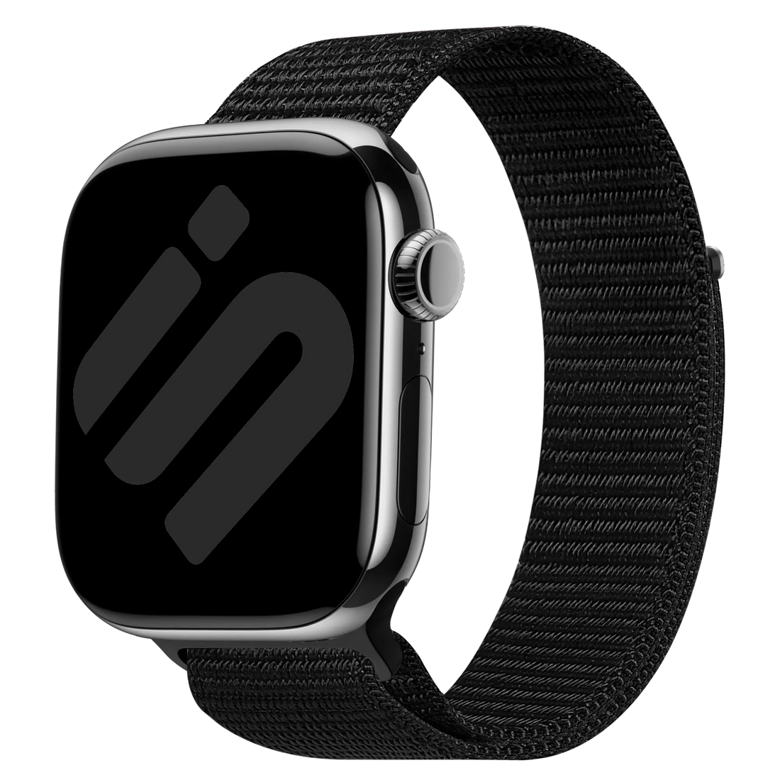 Woven Nylon · Nylon Black watch strap
