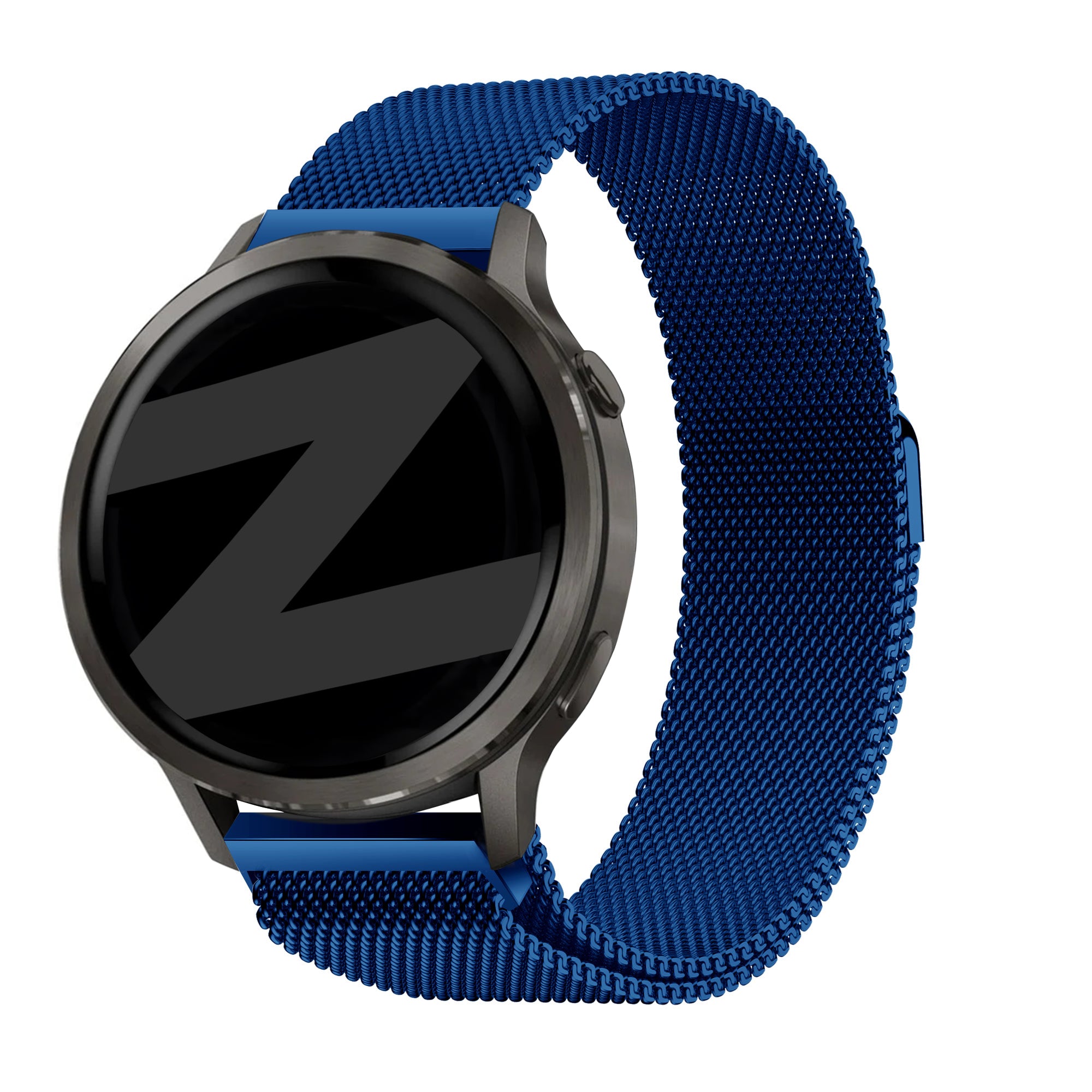 Bandz Garmin Forerunner 170 Milanese Loop Strap (Blue)