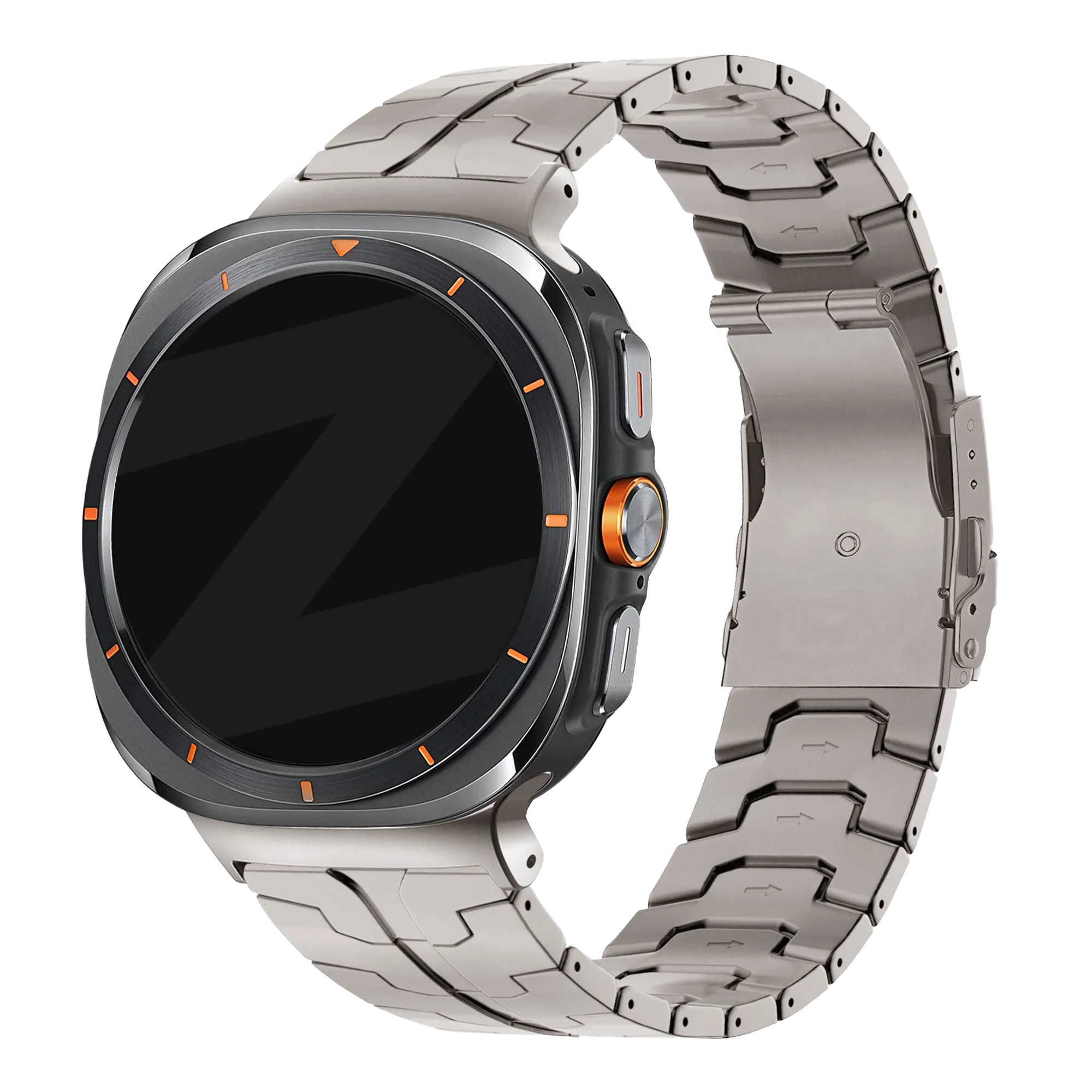 Bandz Samsung Galaxy Watch Ultra 2 Titanium Strap 'Iron' (Titanium)