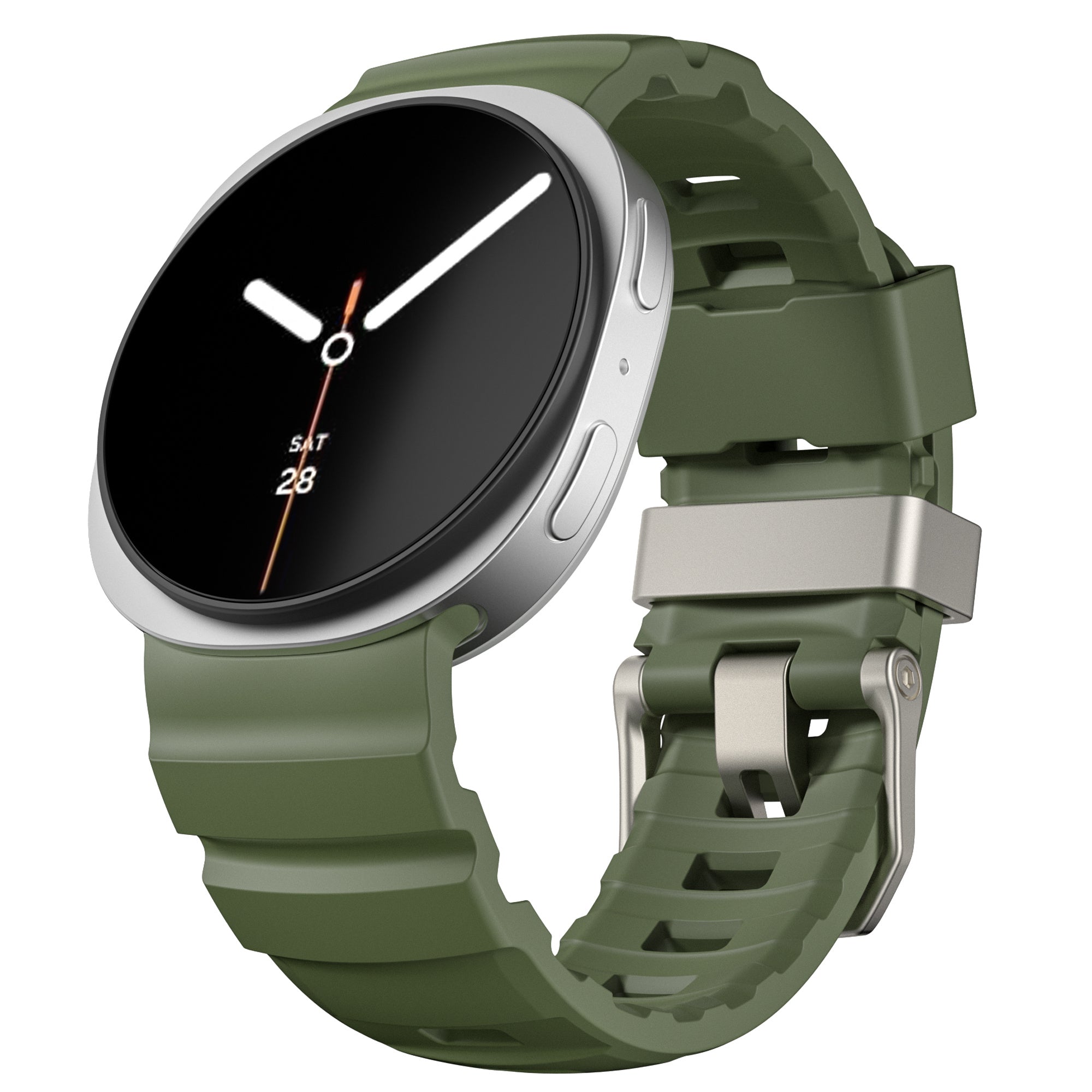 Samsung Galaxy Watch 9 - 44mm Silicone Strap Extreme (Army Green)