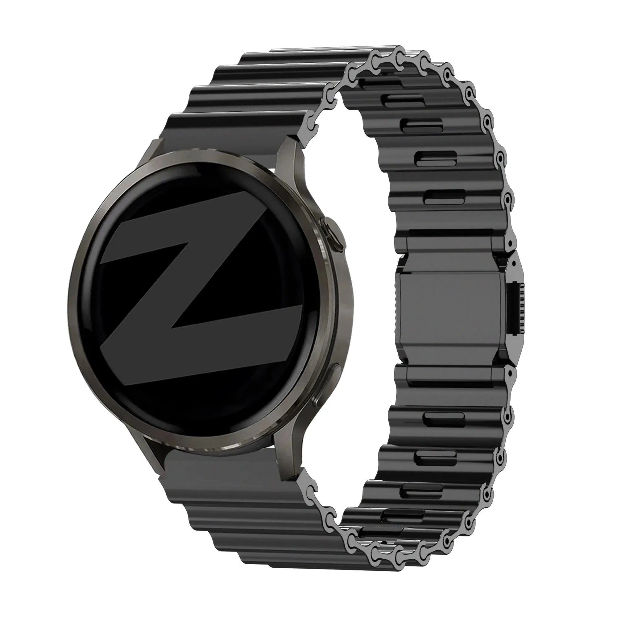 Bandz Polar Grit X Premium Steel Strap 'Ocean' (Black)