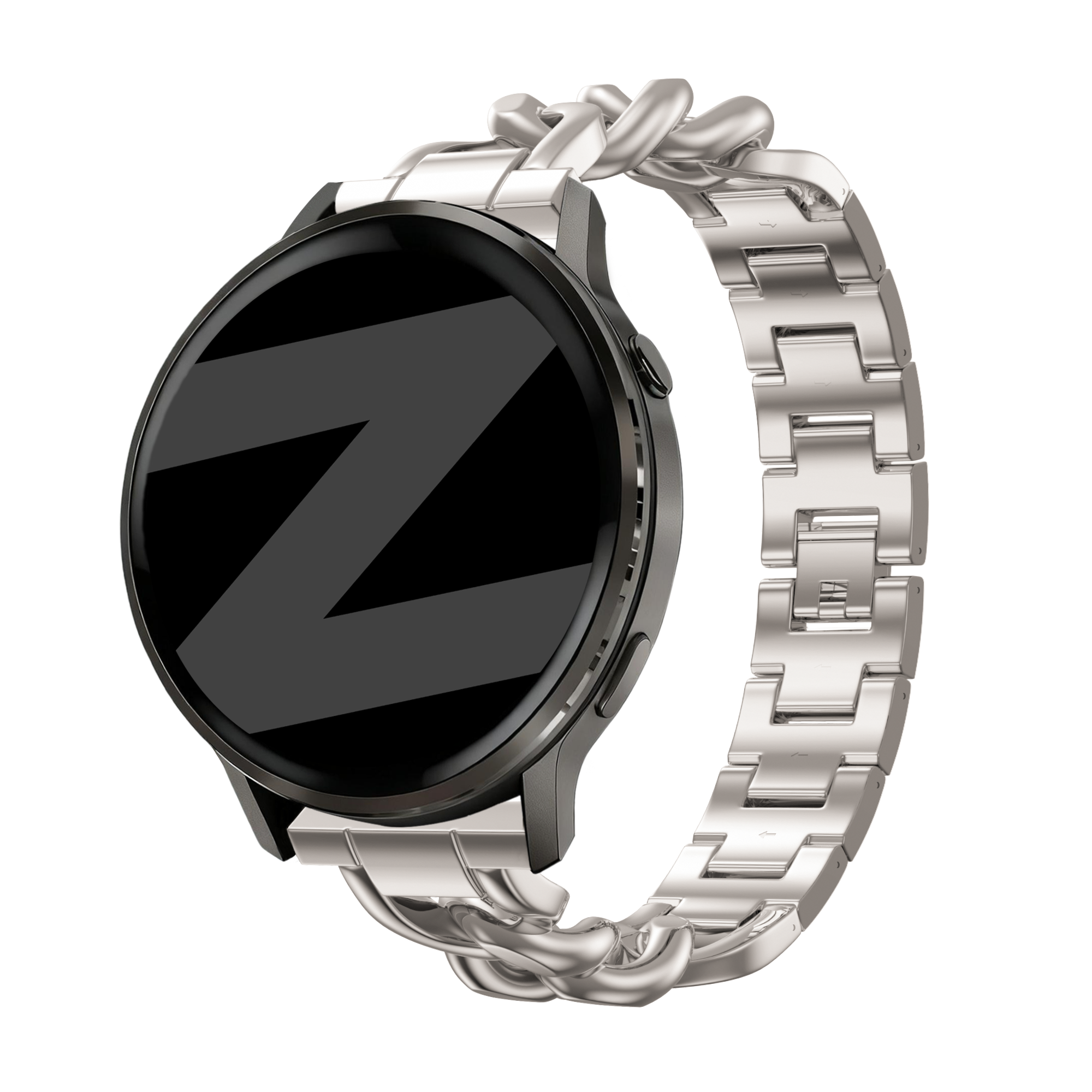 Bandz Xiaomi Watch S4 - 41mm Metal Strap 'Chains' (Starlight)