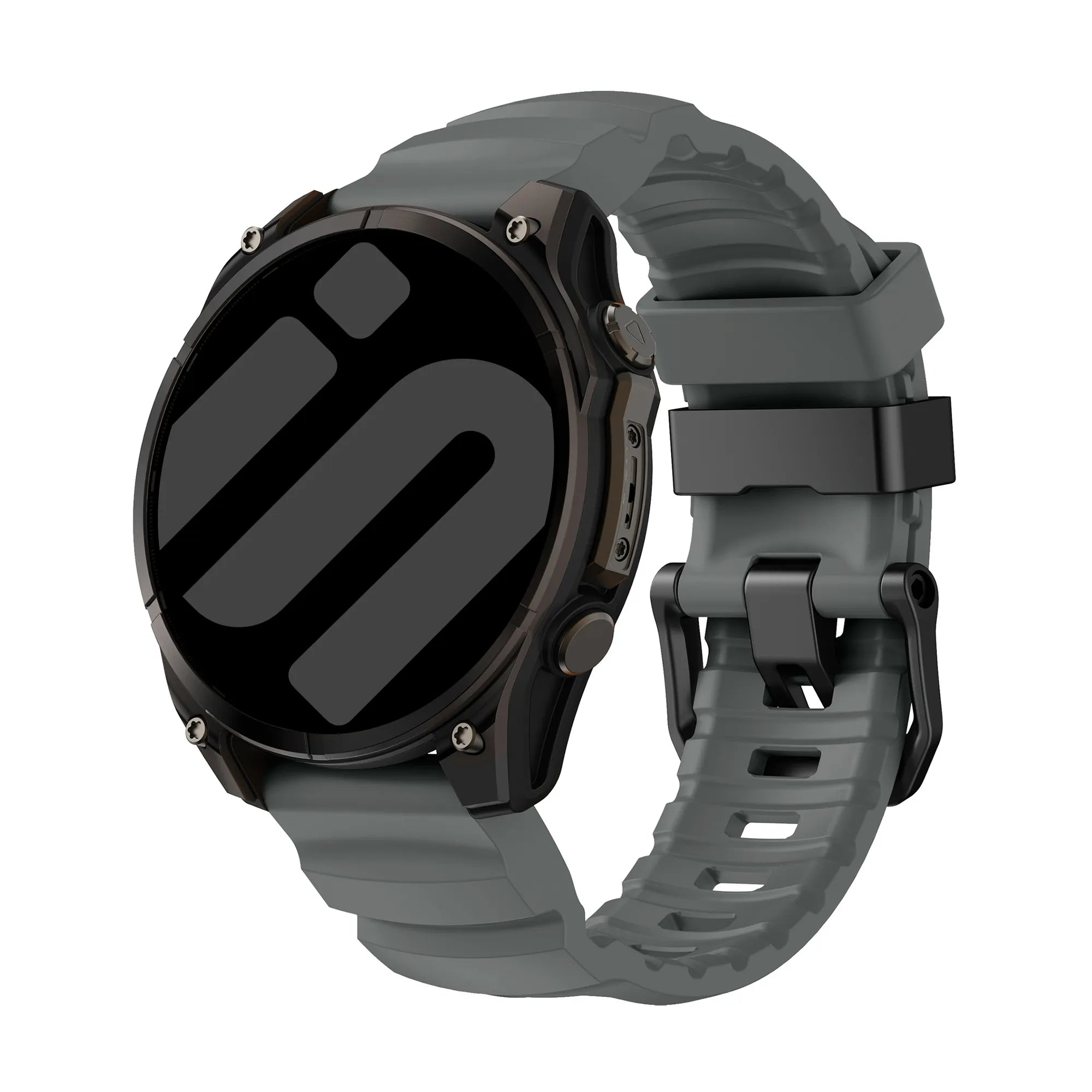 Garmin Fenix E Trail Silicone Strap (Dark Grey)