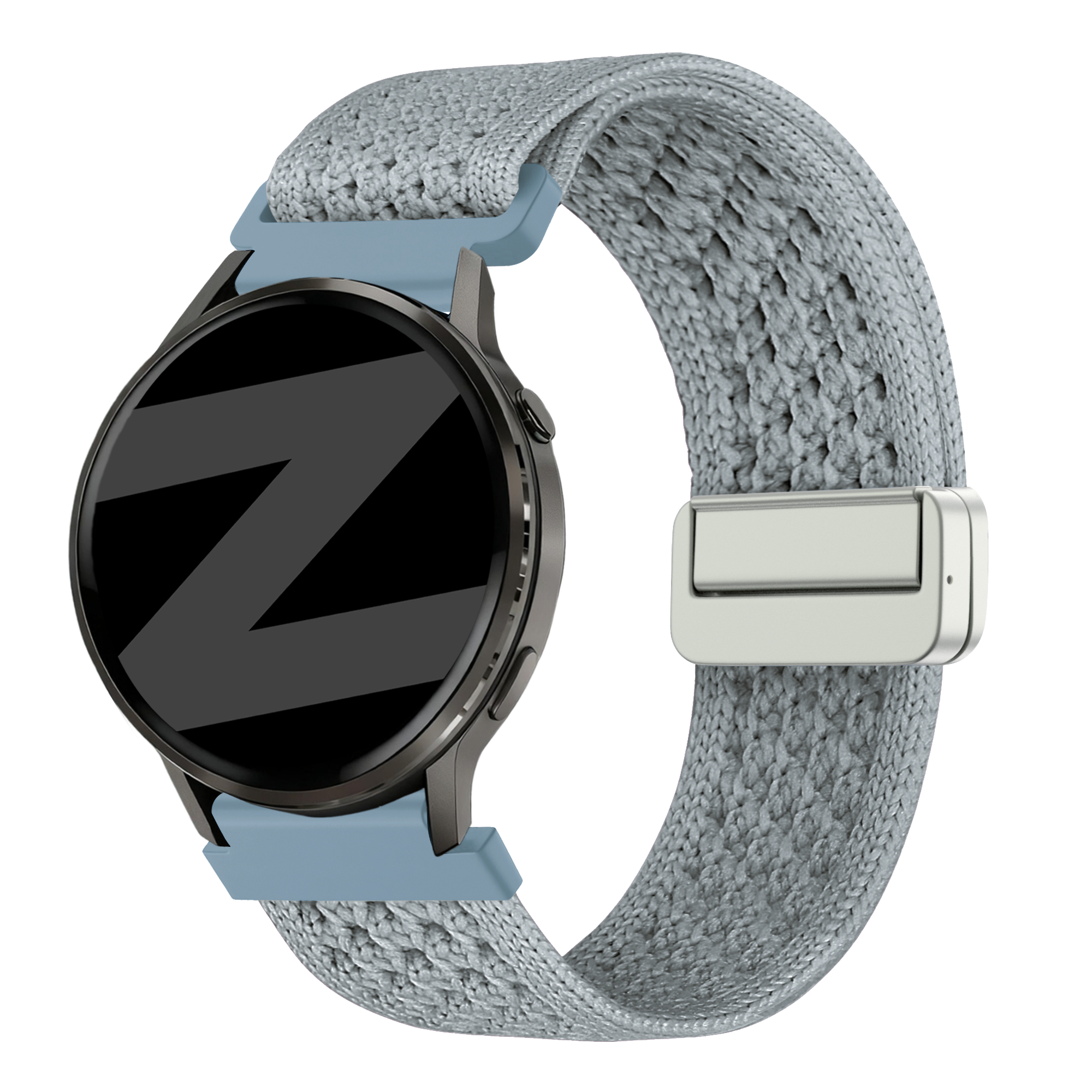 Bandz Withings ScanWatch Light Vintage Nylon Strap (Light Blue)