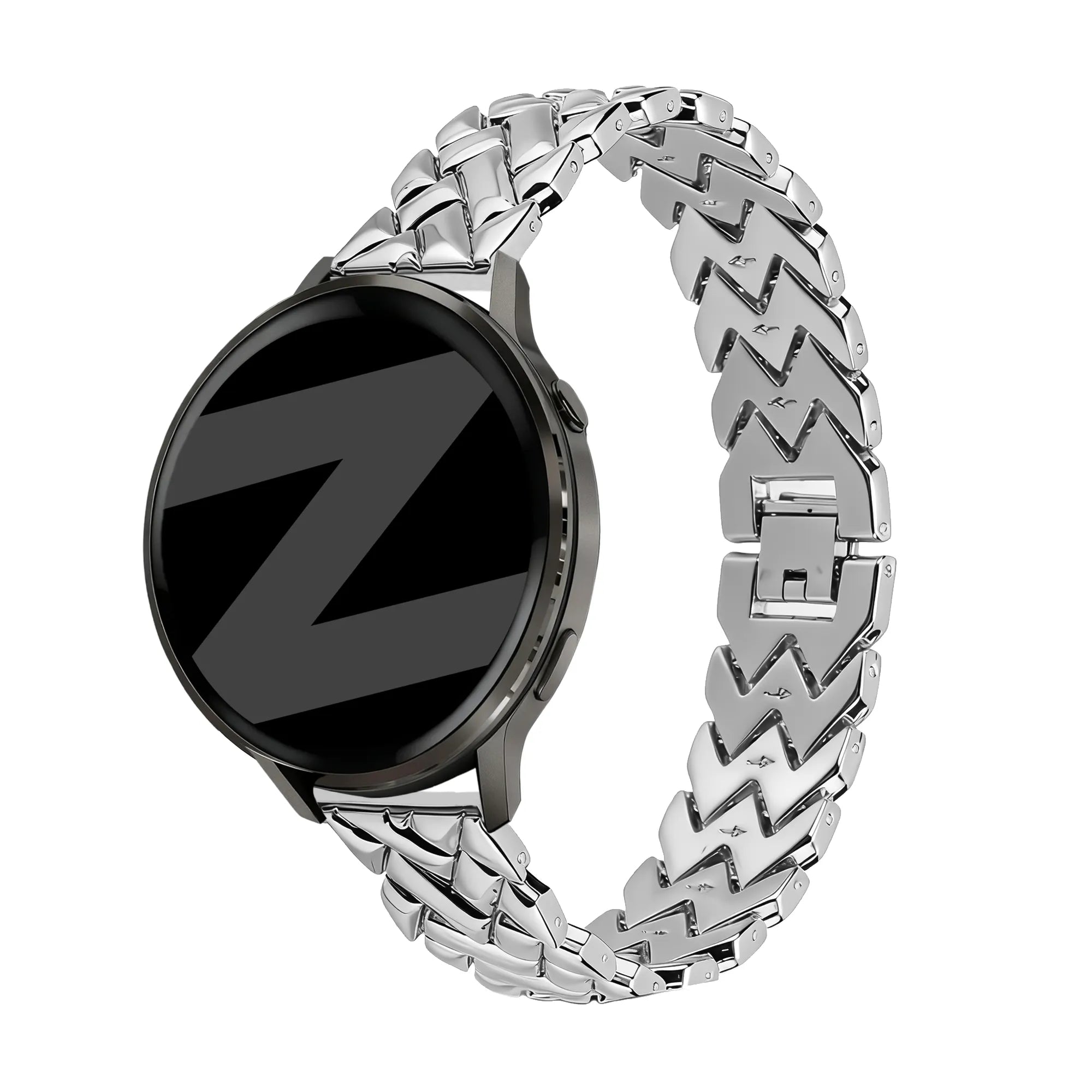 Bandz Oppo Watch X2 Mini Metal Strap 'V-Type' (Silver)