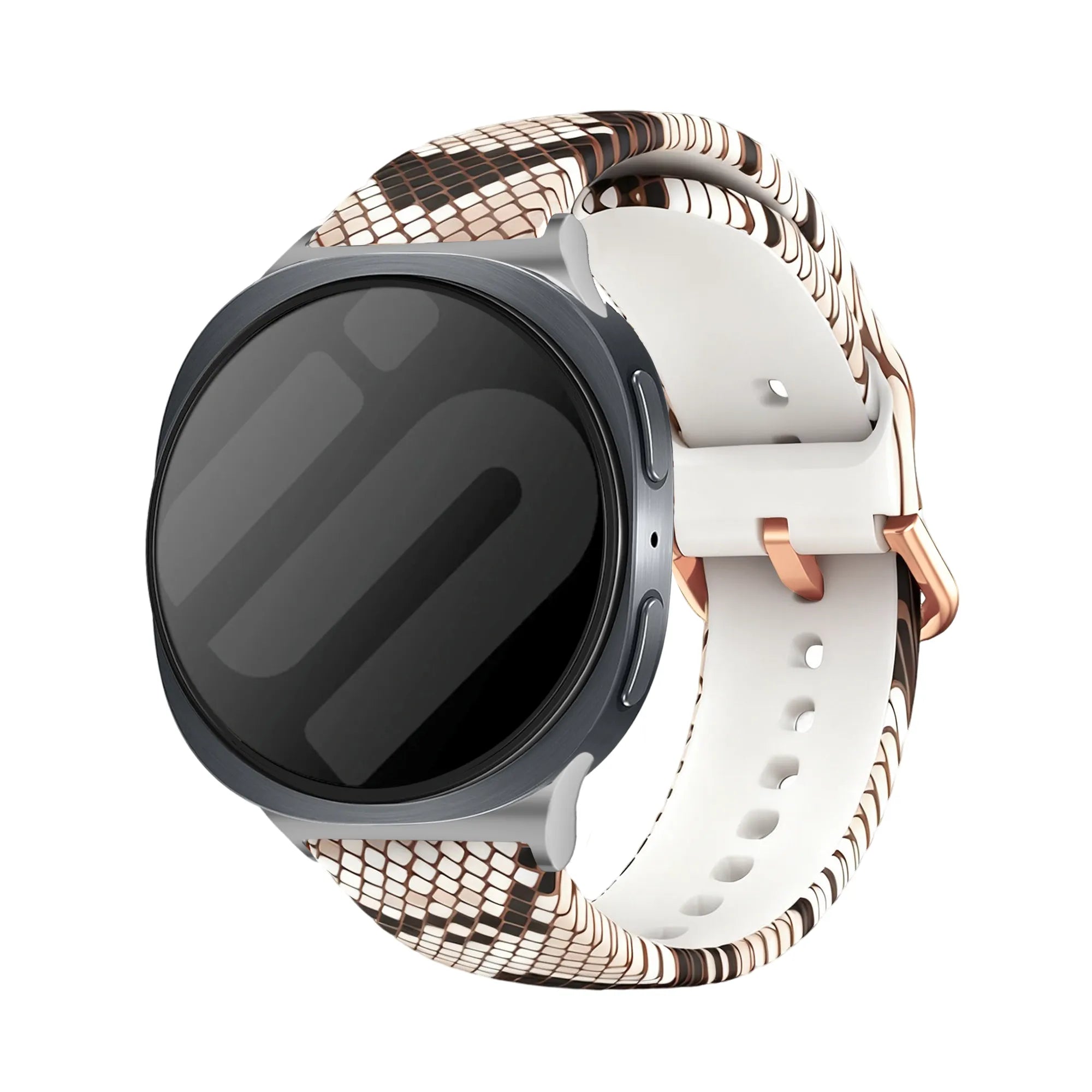 Samsung Galaxy Watch 9 - 44mm Print Silicone Strap (Sneaky Snake)