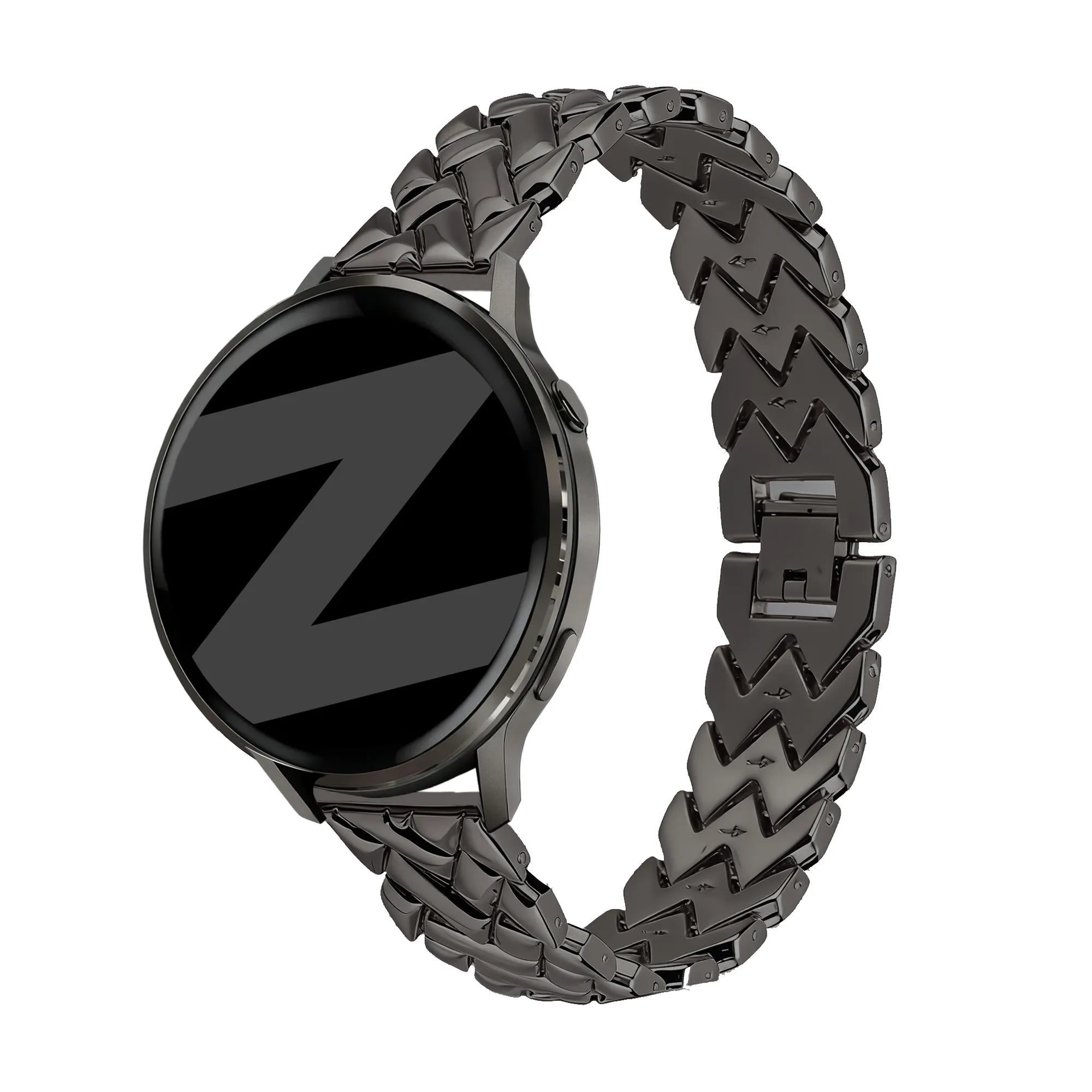 Bandz Oppo Watch X2 Mini Metal Strap 'V-Type' (Black)