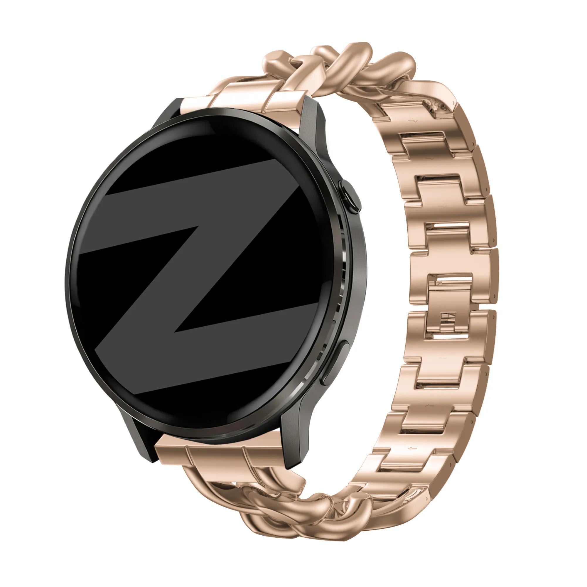 Bandz Fossil Gen 6 - 42mm Metal Strap 'Chains' (Rose Gold)