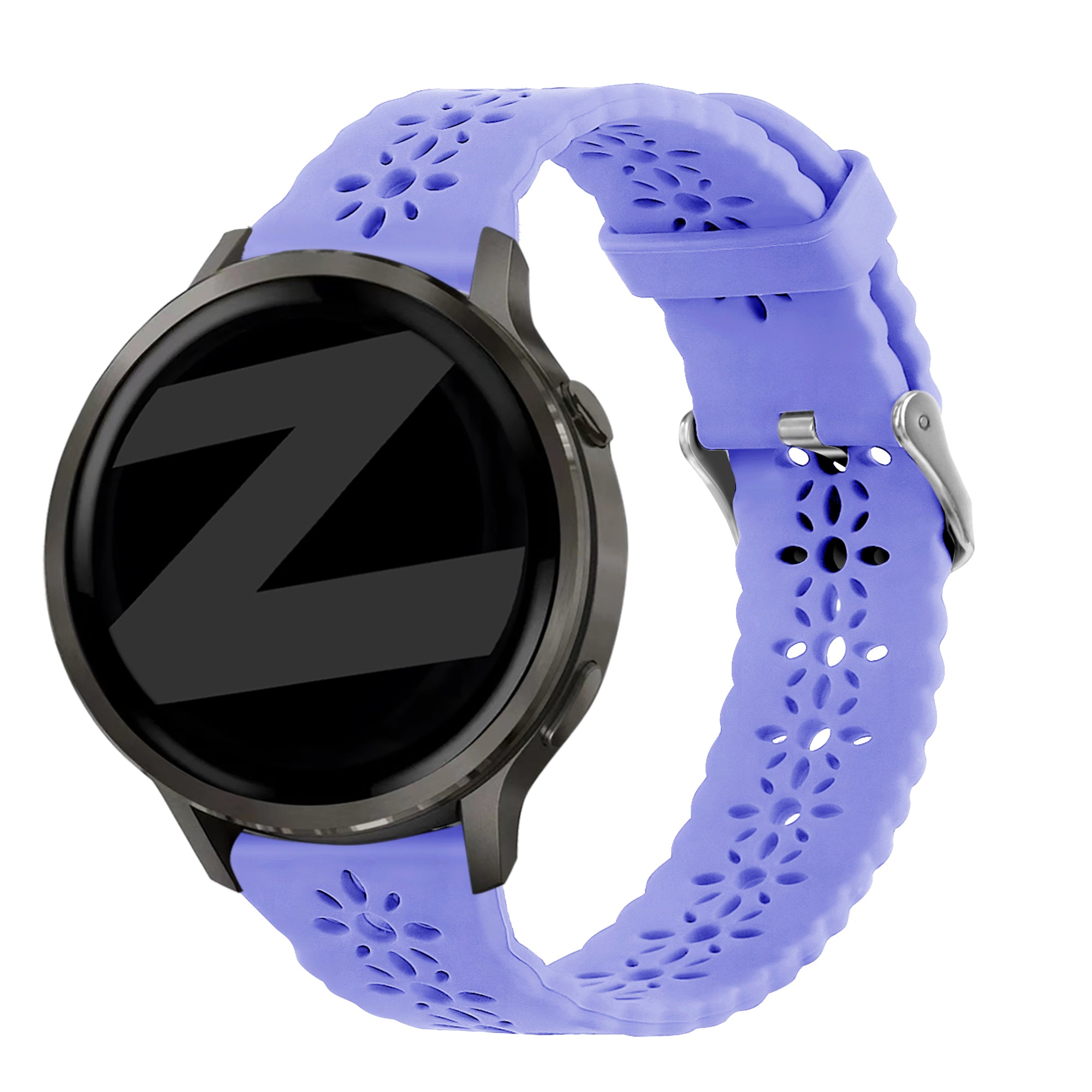 Bandz Garmin Forerunner 70 Silicone Strap 'Lace' (Light Purple)