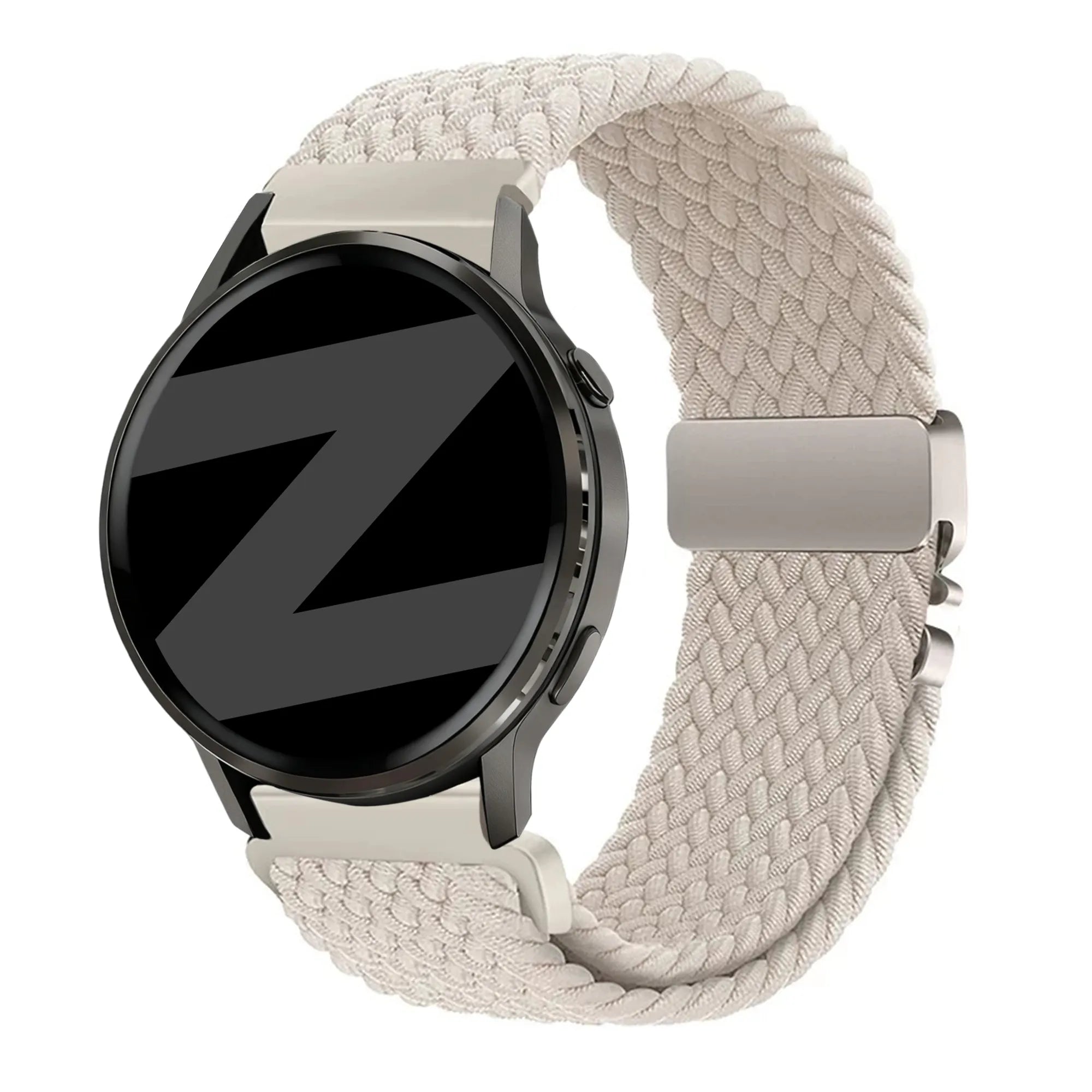 Bandz Garmin Forerunner 265s Braided Strap 'Parachute' (Starlight)