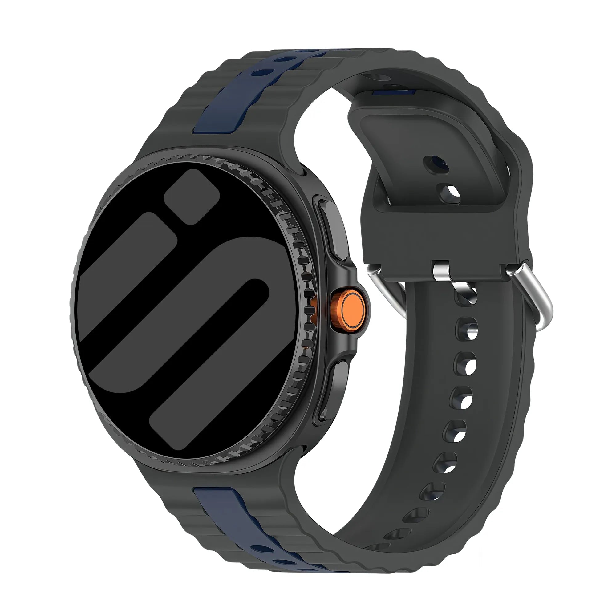 Samsung Galaxy Watch 9 - 40mm Dual Sport Strap (Dark Grey/Blue)