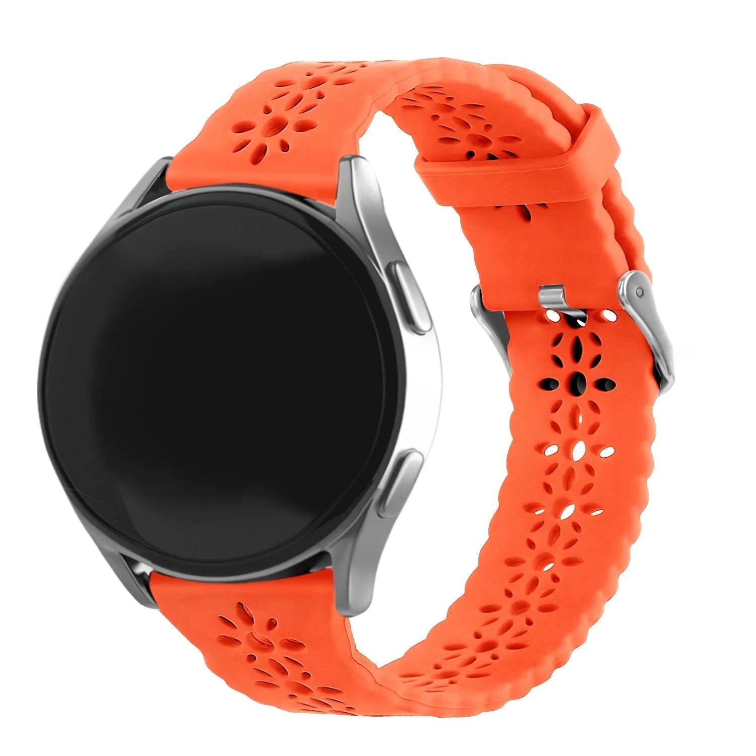 Coros Apex 2 Patterned Silicone Strap (Orange)