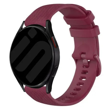 Coros Pace 4 Premium Silicone Strap (Wine Red)