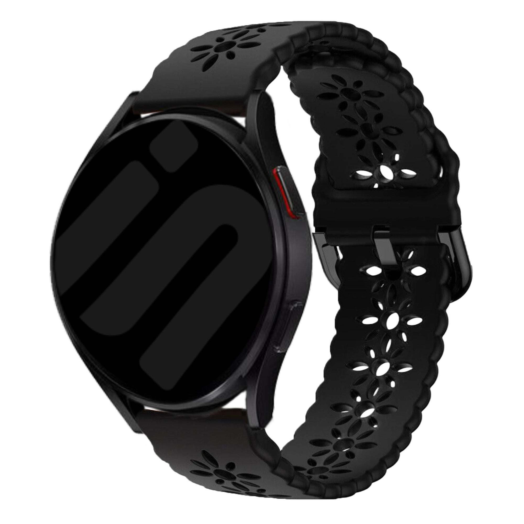 Withings Steel HR - 40mm Patterned Silicone Strap (Black)