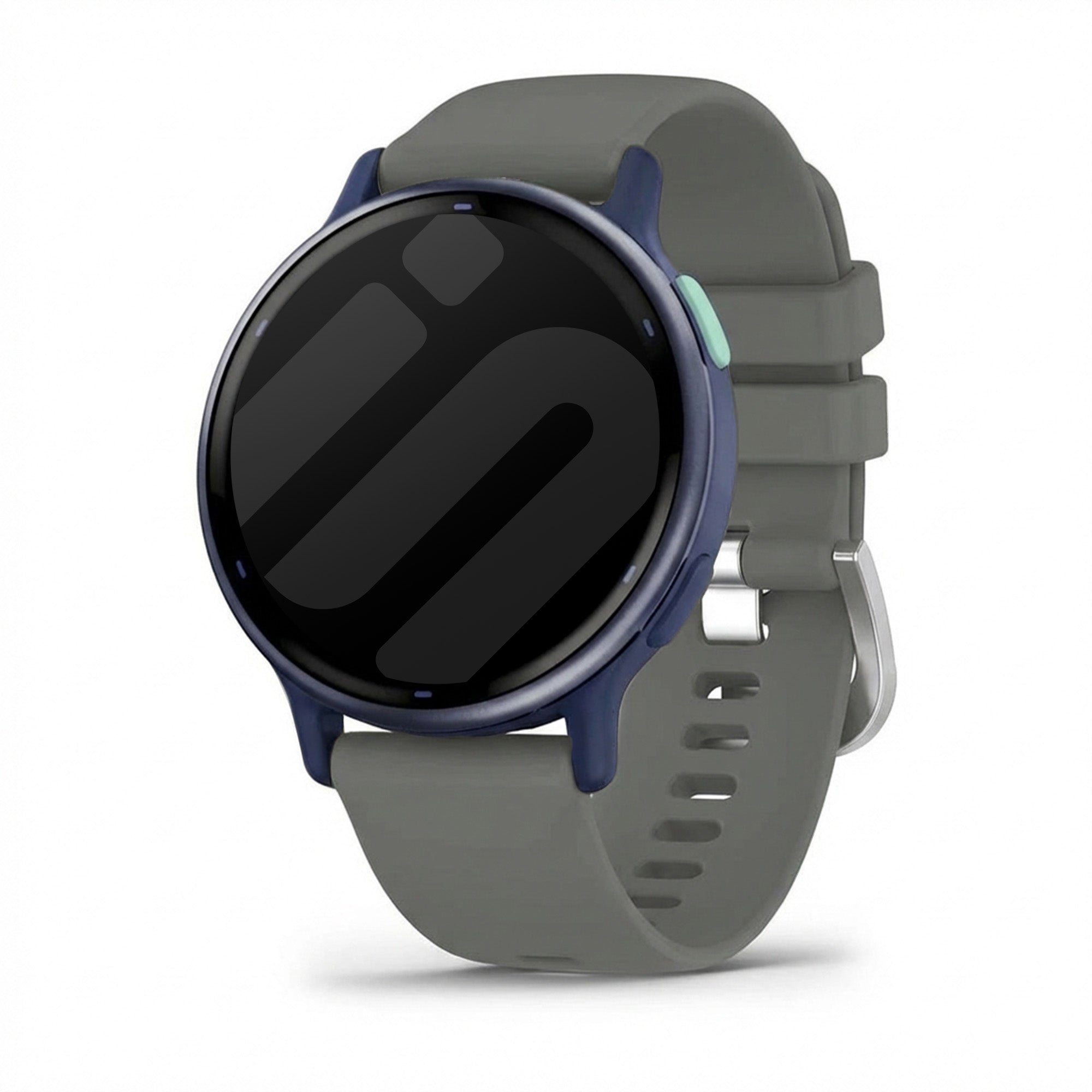 Garmin Vivoactive 5 Classic Silicone Strap (Dark Grey)