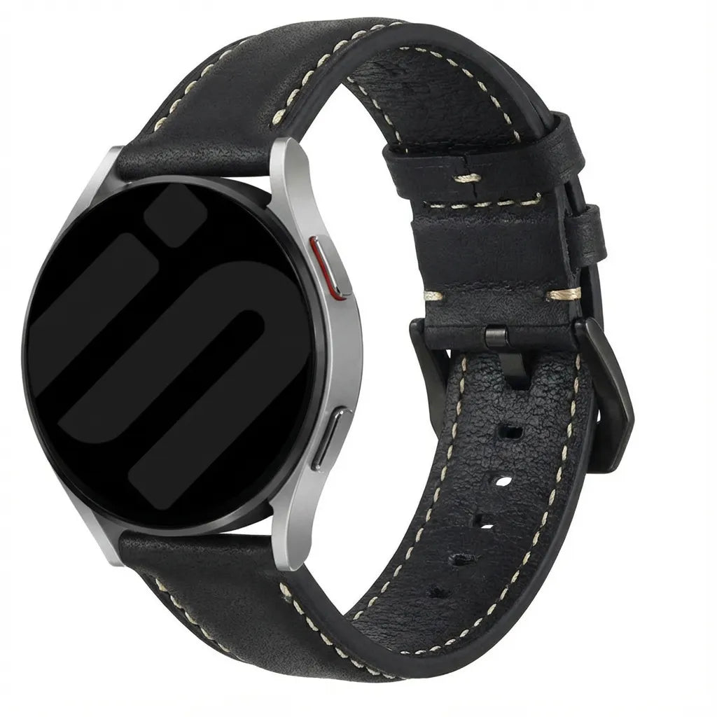 Coros Nomad Leather Strap (Black)