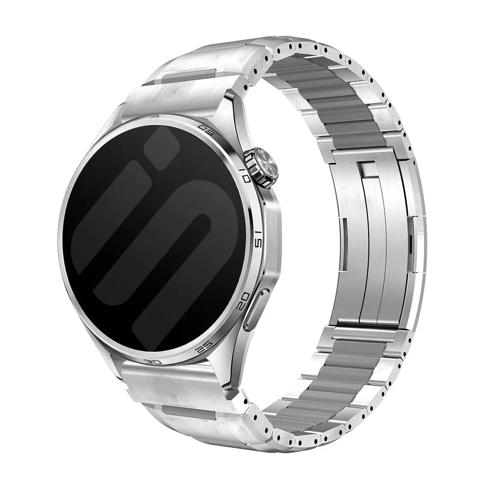 Oppo Watch X2 'One Push' Steel Hybrid Strap (Titanium/Grey)