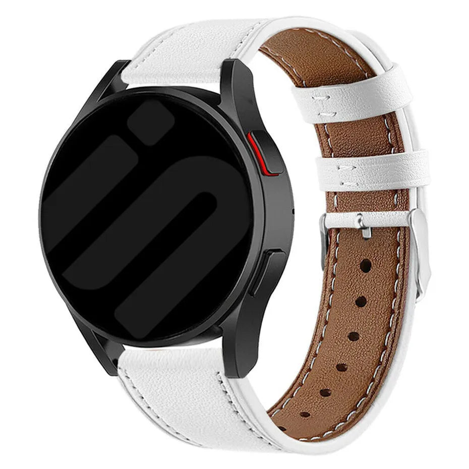 Polar Street X Modern Leather Strap (White)