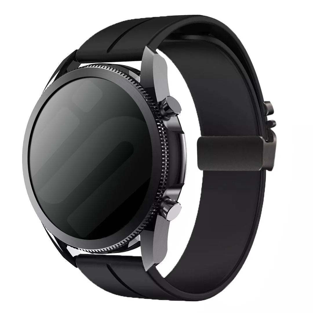 Oppo Watch X2 Silicone Strap with P-Buckle (Black)