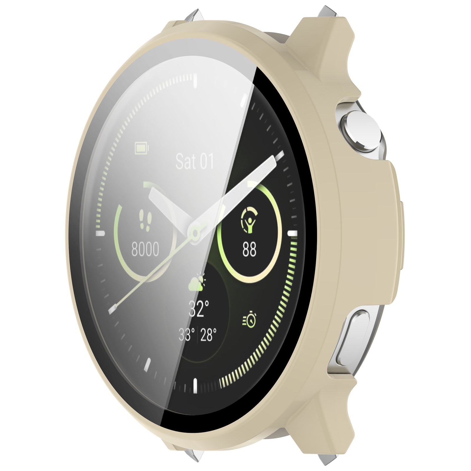 Garmin Venu 4 - 41mm Hard Case with Glass (Beige)