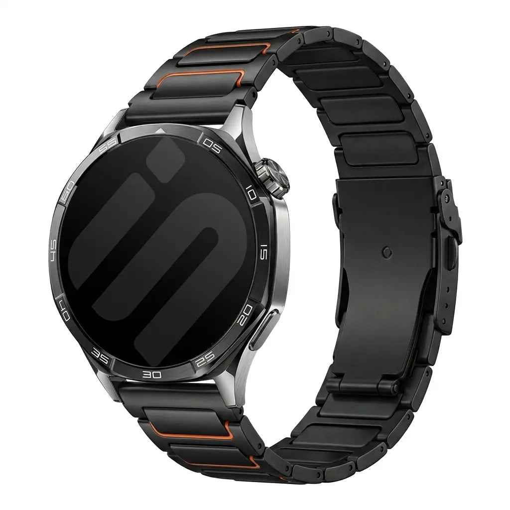 Suunto Race 2 Turtle Titanium Strap (Black/Orange)