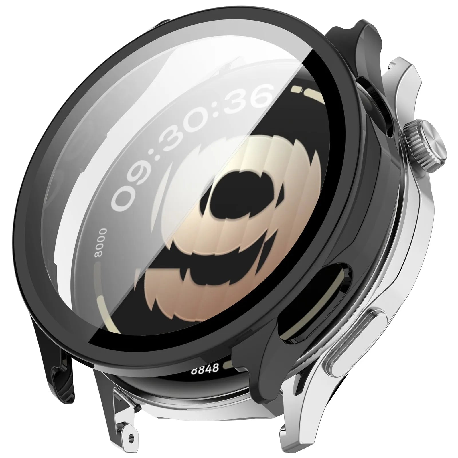 Oppo Watch S PC Case with Glass (Black)