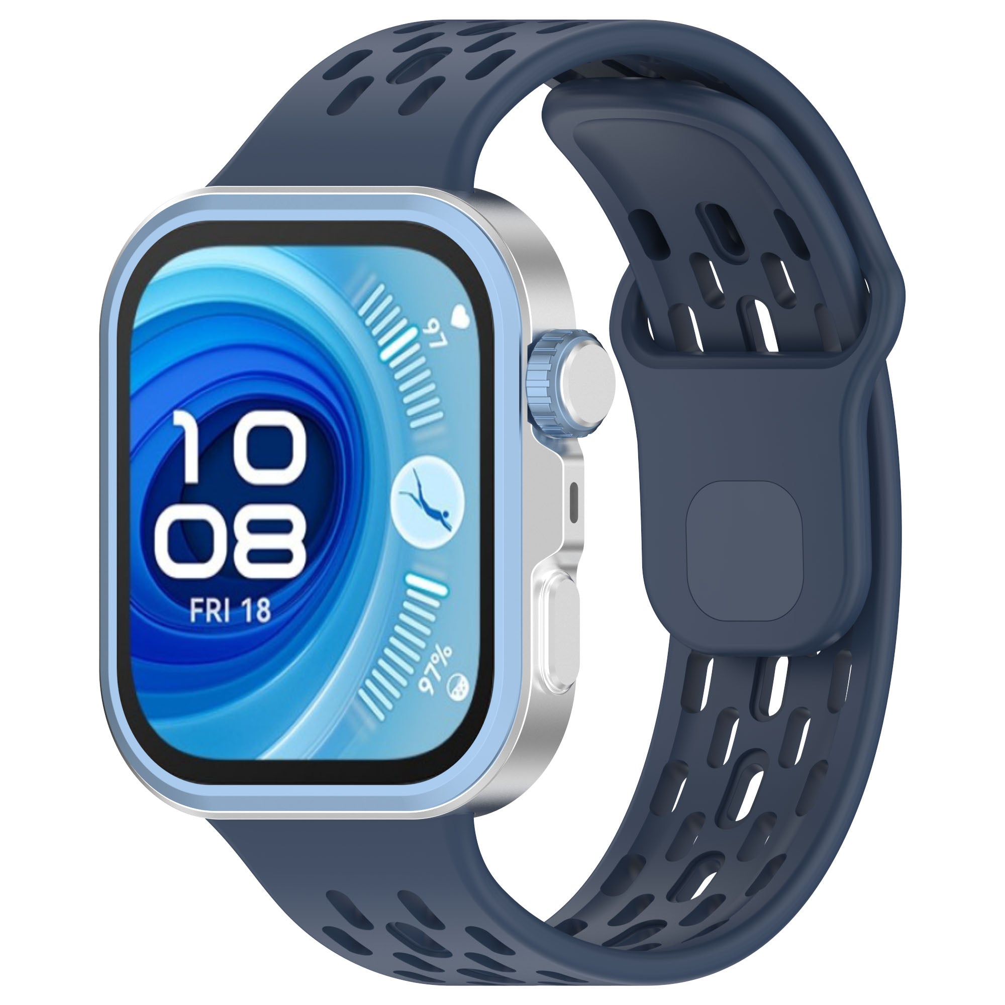 Huawei Watch Fit 5 Pro Silicone Air Strap (Dark Blue)