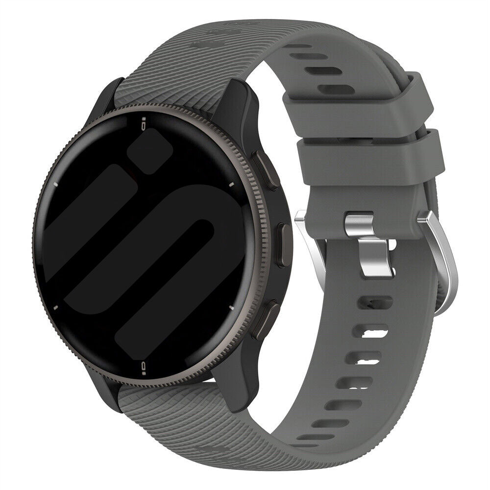 Garmin Vivomove 3 Silicone Strap (Dark Grey)