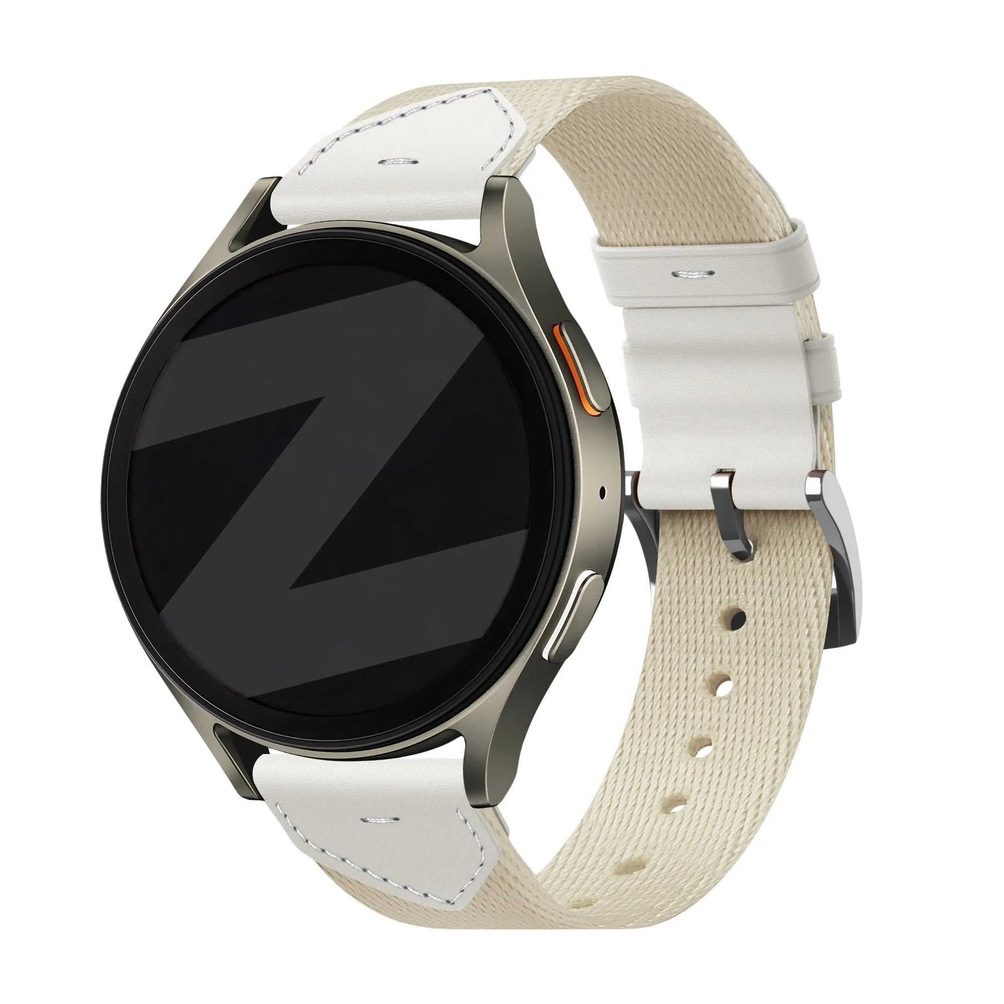 Bandz Oppo Watch X2 Mini Leather Hybrid Strap 'Easy Fit' (Starlight)