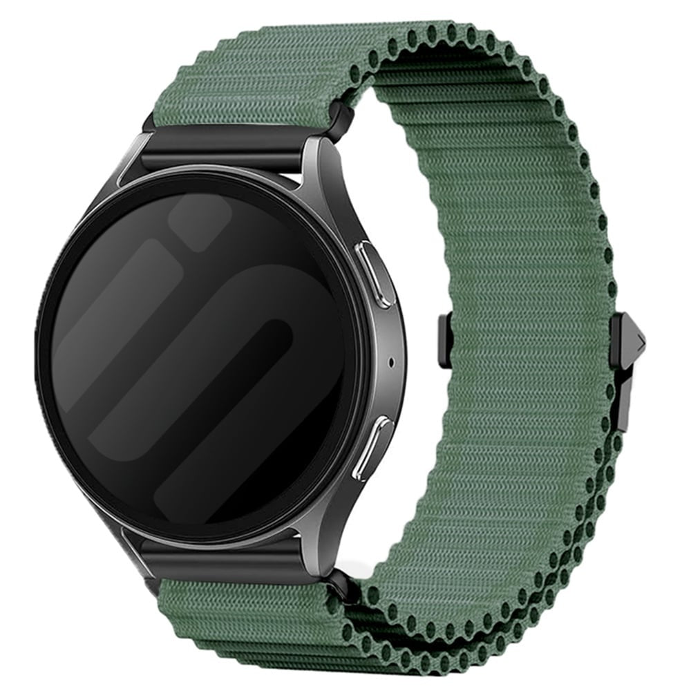 Samsung Galaxy Watch 6 Classic 47mm Outdoor Nylon Strap (Dark Green)