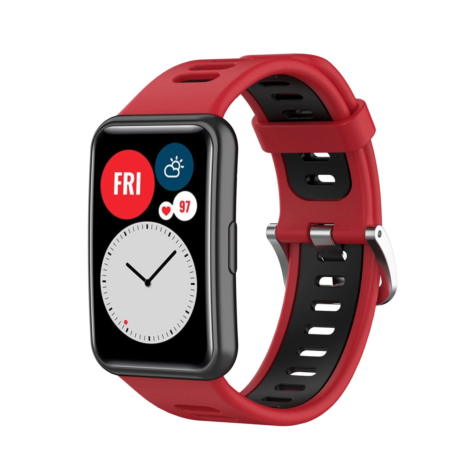 Huawei Watch Fit SE Sport Buckle Strap (Red/Black)
