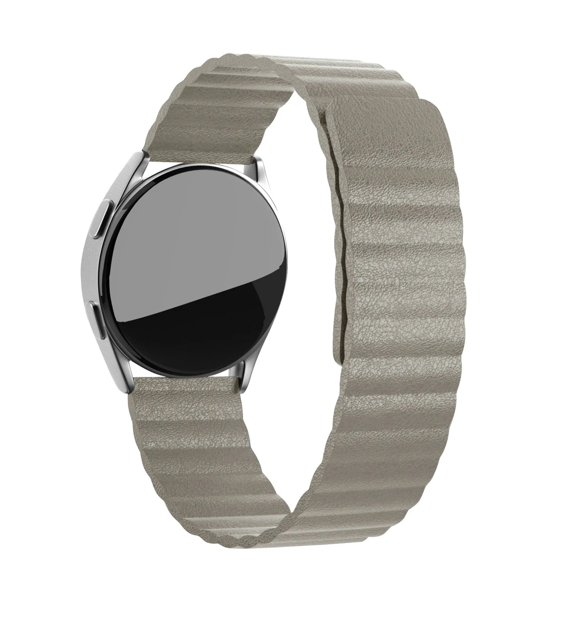 Coros Pace 2 Leather Loop Strap (Khaki)