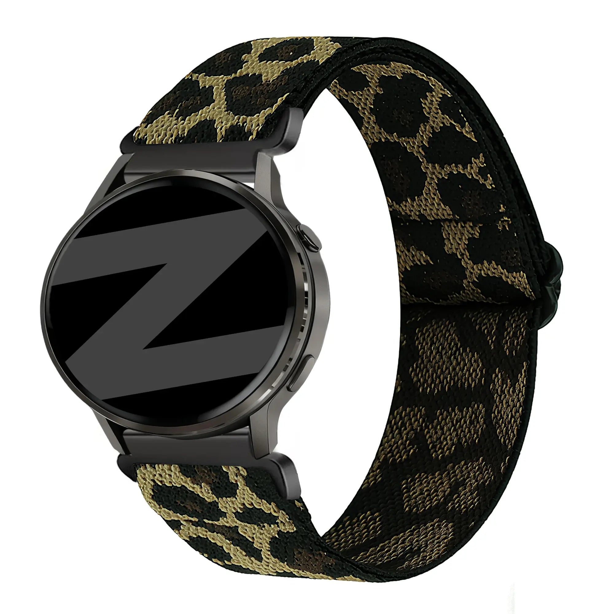 Bandz Garmin Vivoactive 4s Elastic Nylon Strap (Leopard)