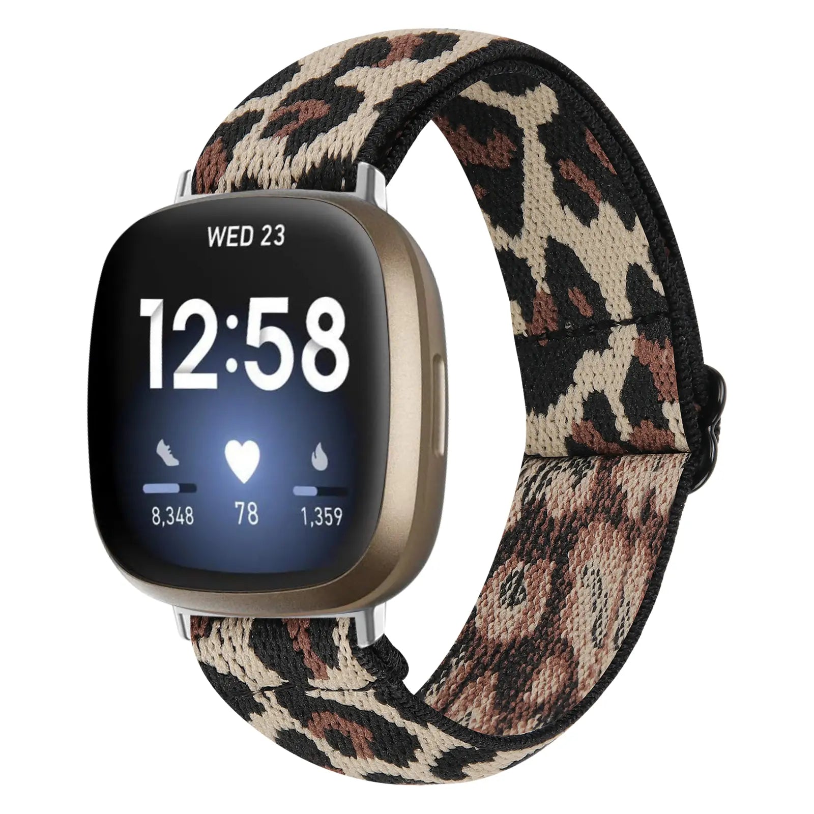 Fitbit Sense 2 Elastic Strap (Leopard)