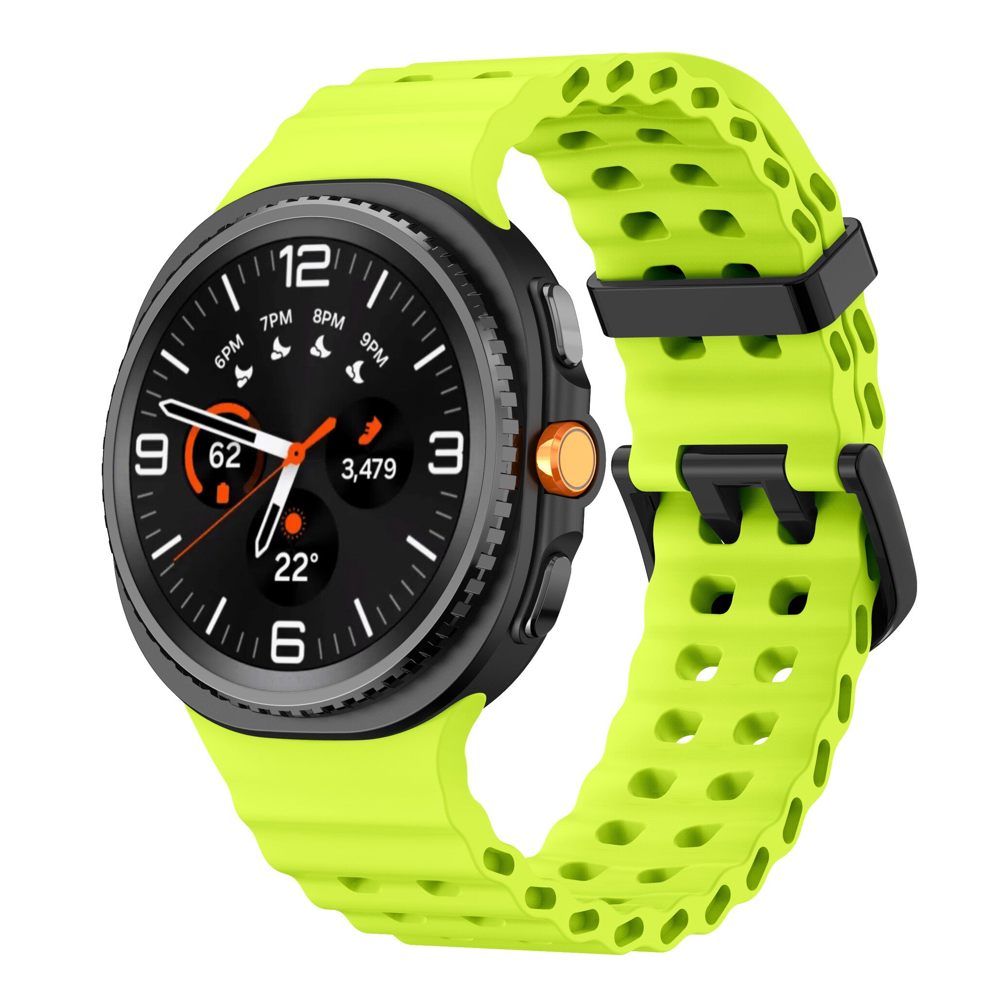 Samsung Galaxy Watch 9 - 44mm Ocean Strap (Lime)