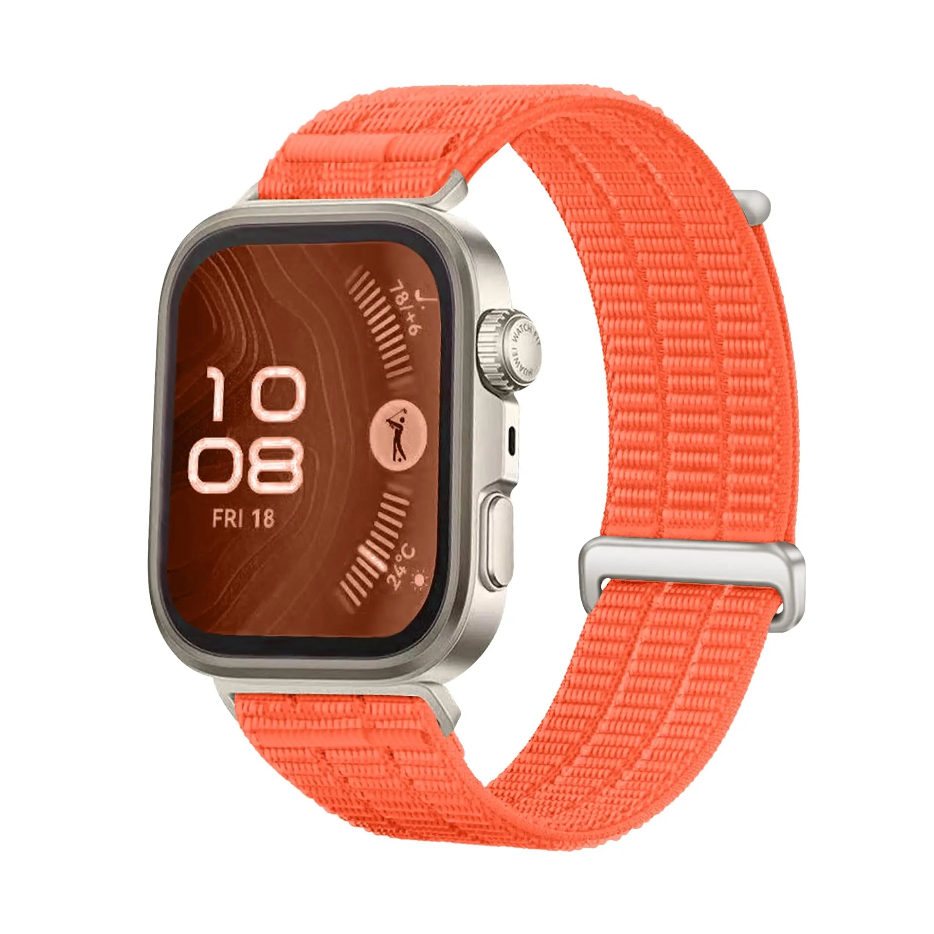 Huawei Watch Fit 4 Pro Nylon Air Strap (Orange)
