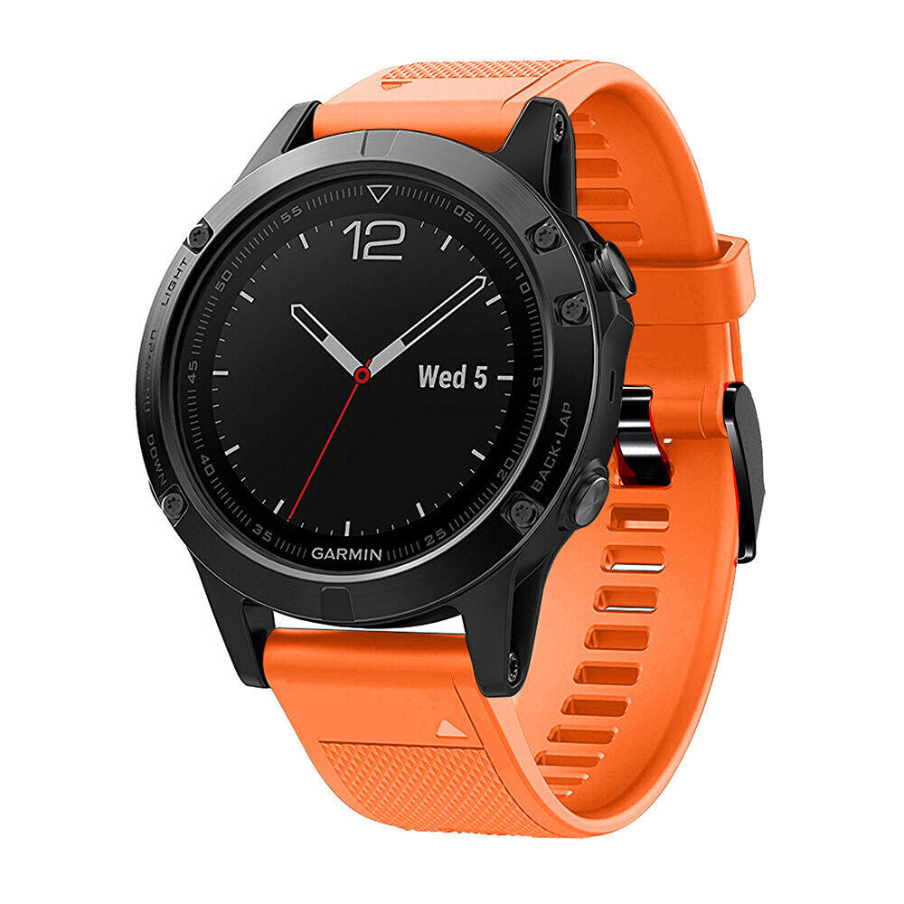 Garmin Fenix 8 Pro - 47mm Silicone Strap (Orange)