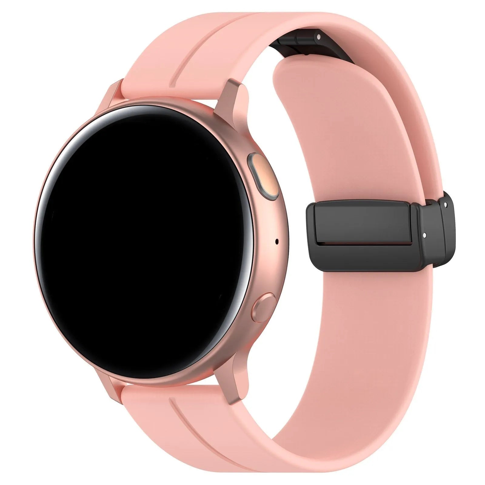Coros Pace 2 D-Buckle Silicone Strap (Pink)