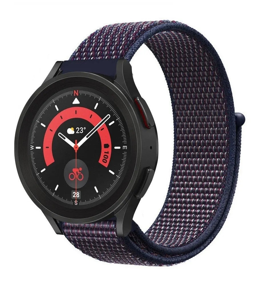 Nylon Strap, on a watch, 3/4 front view