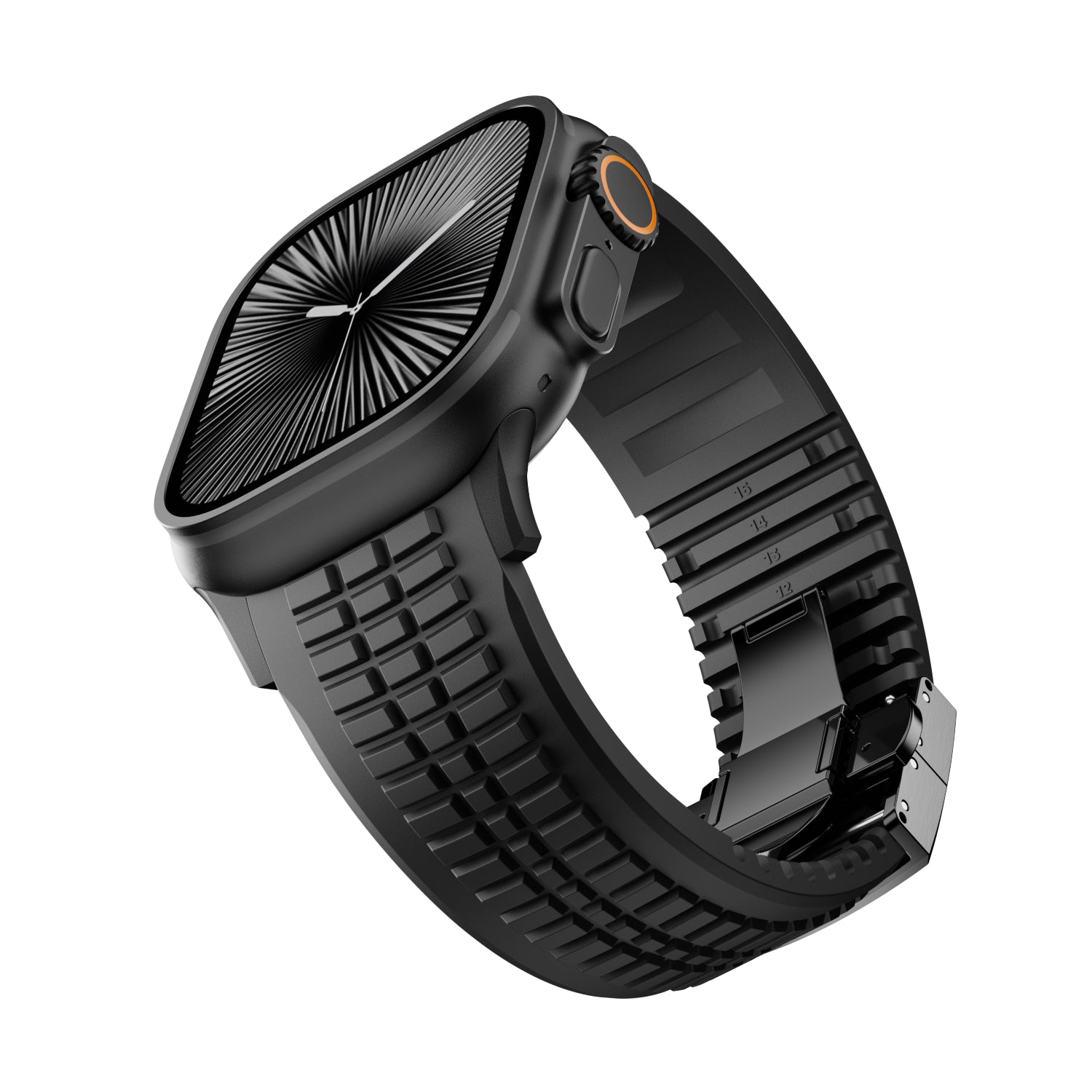 Apple Watch Ultra Premium Silicone Strap (Black)