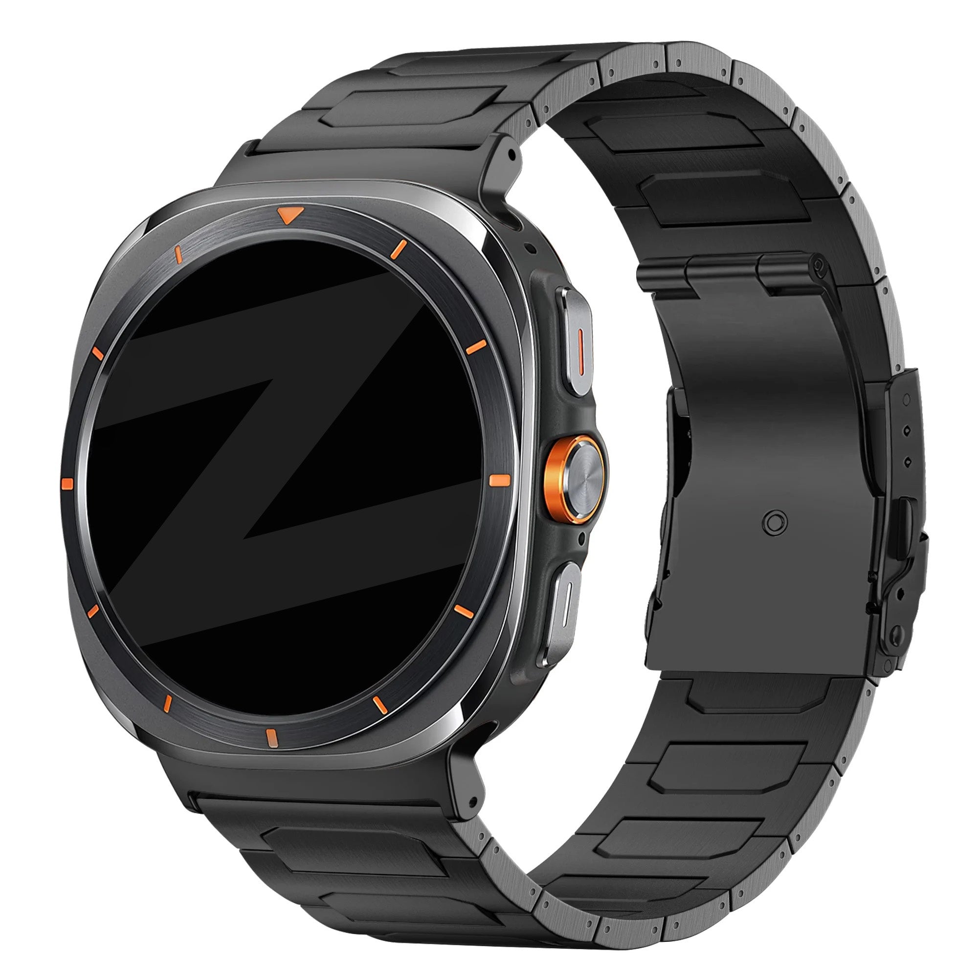 Bandz Samsung Galaxy Watch Ultra 2 Titanium Strap 'Deluxe' (Black)
