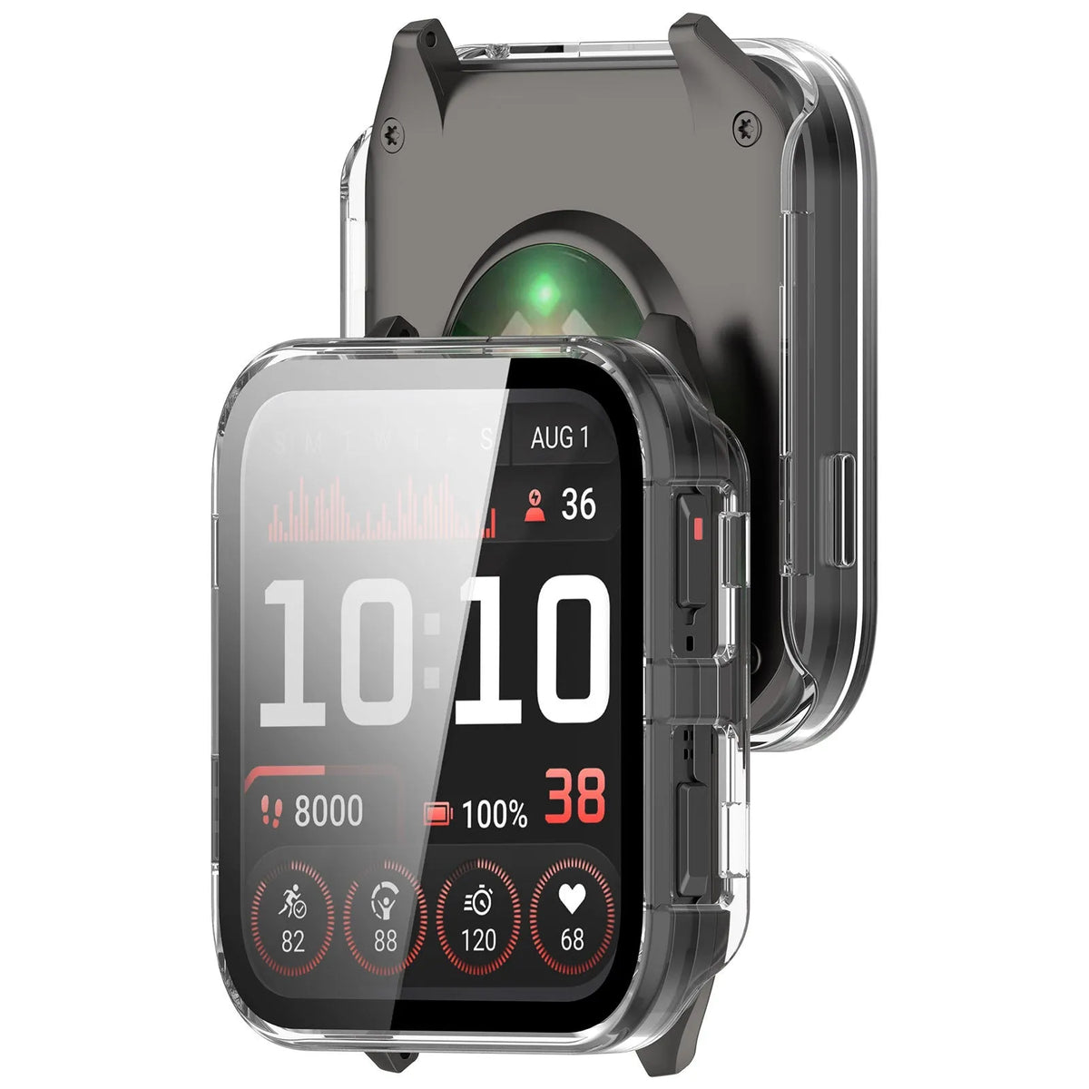 Garmin Venu X1 Hard Case with Glass (Transparent)