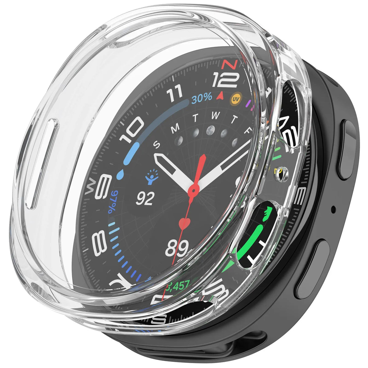 Samsung Galaxy Watch 8 - 44mm / 9 - 44mm TPU Case (Transparent)