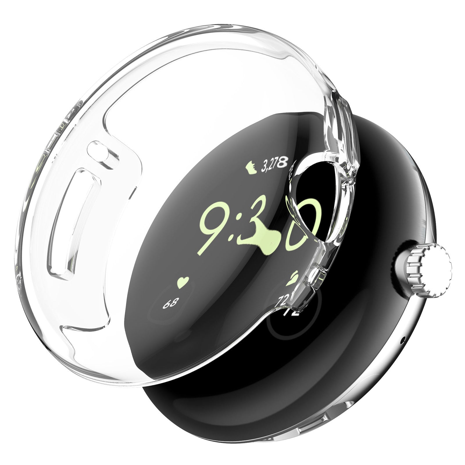 Google Pixel Watch 4 - 45mm TPU Case (Transparent)