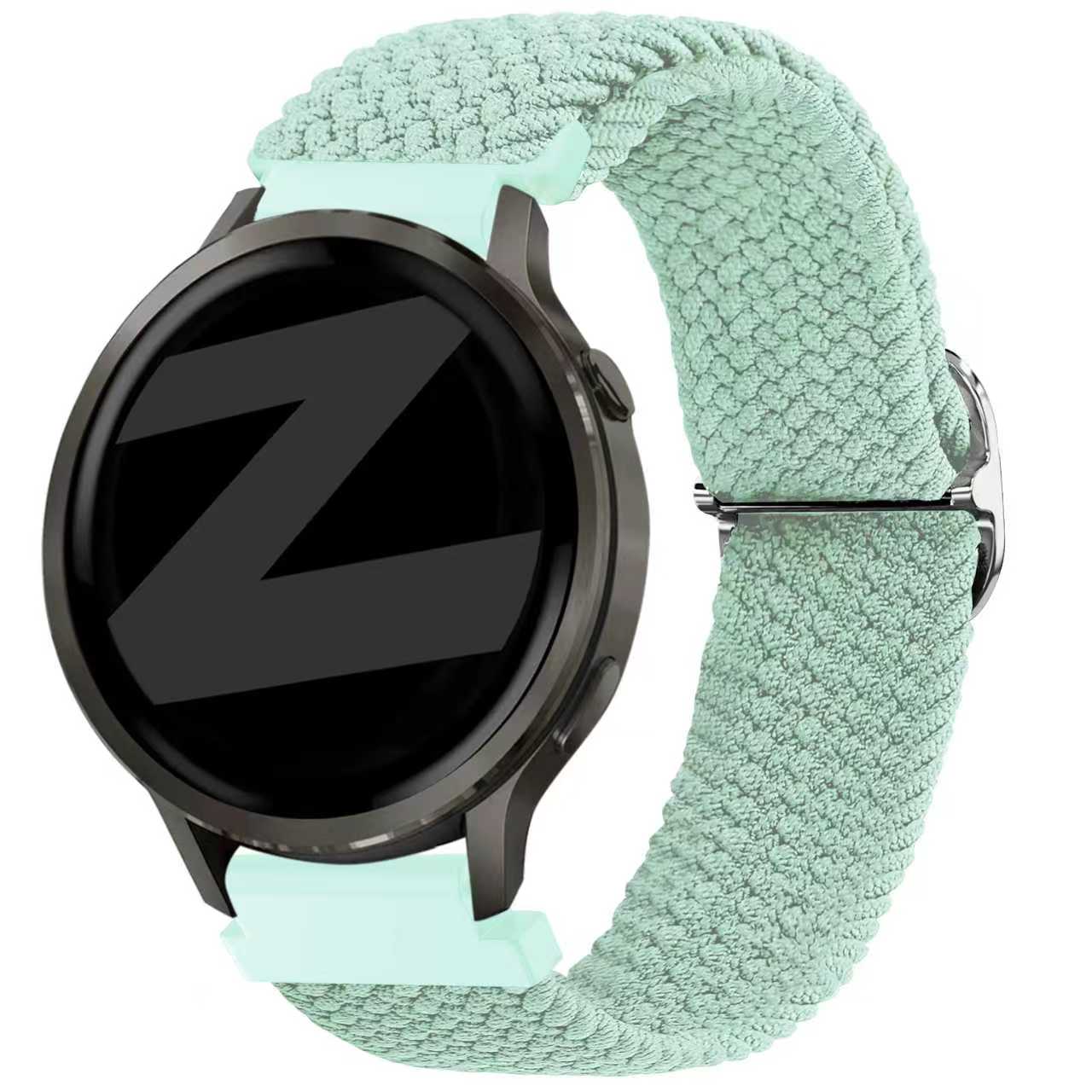 Bandz Garmin Vivomove 3s Adjustable Braided Strap (Turquoise)