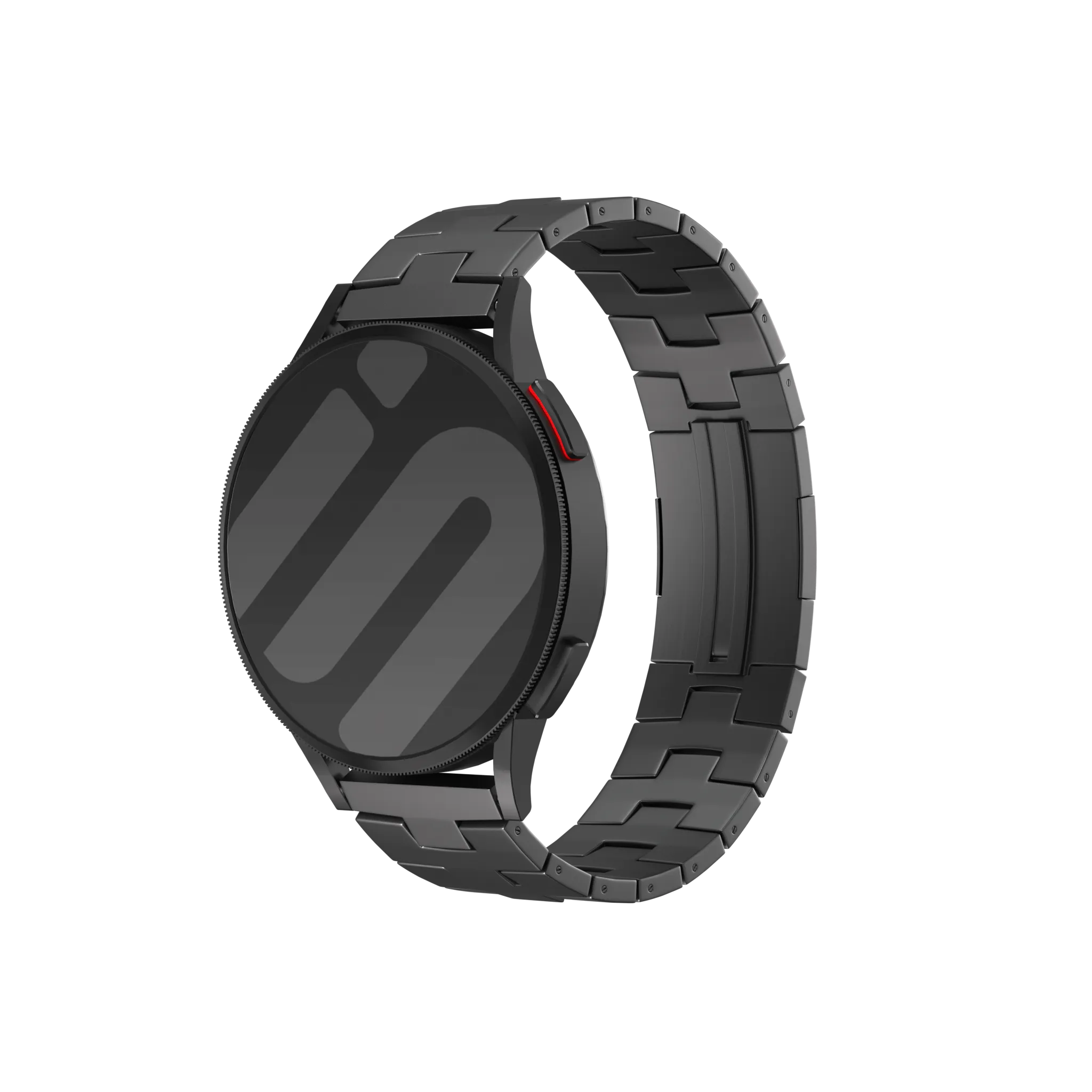 Coros Pace 4 Titanium Grain Strap (Flat Buckle) (Graphite)