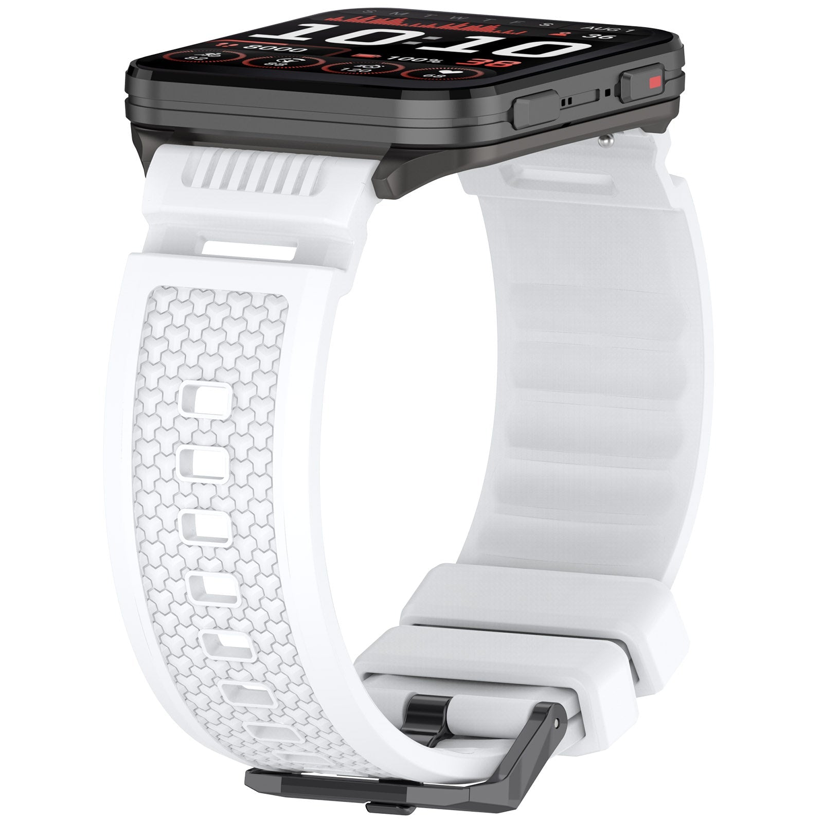 Coros Apex 4 - 46mm Silicone Strap (White)