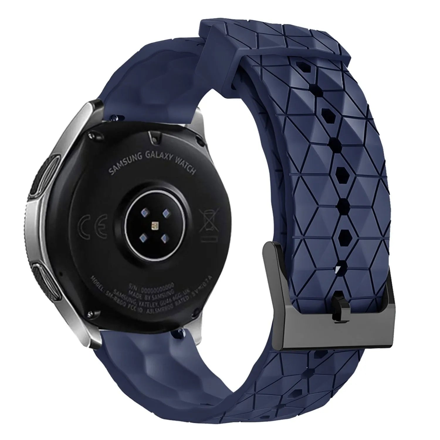 Oppo Watch X2 Silicone Hexa Strap (Dark Blue)