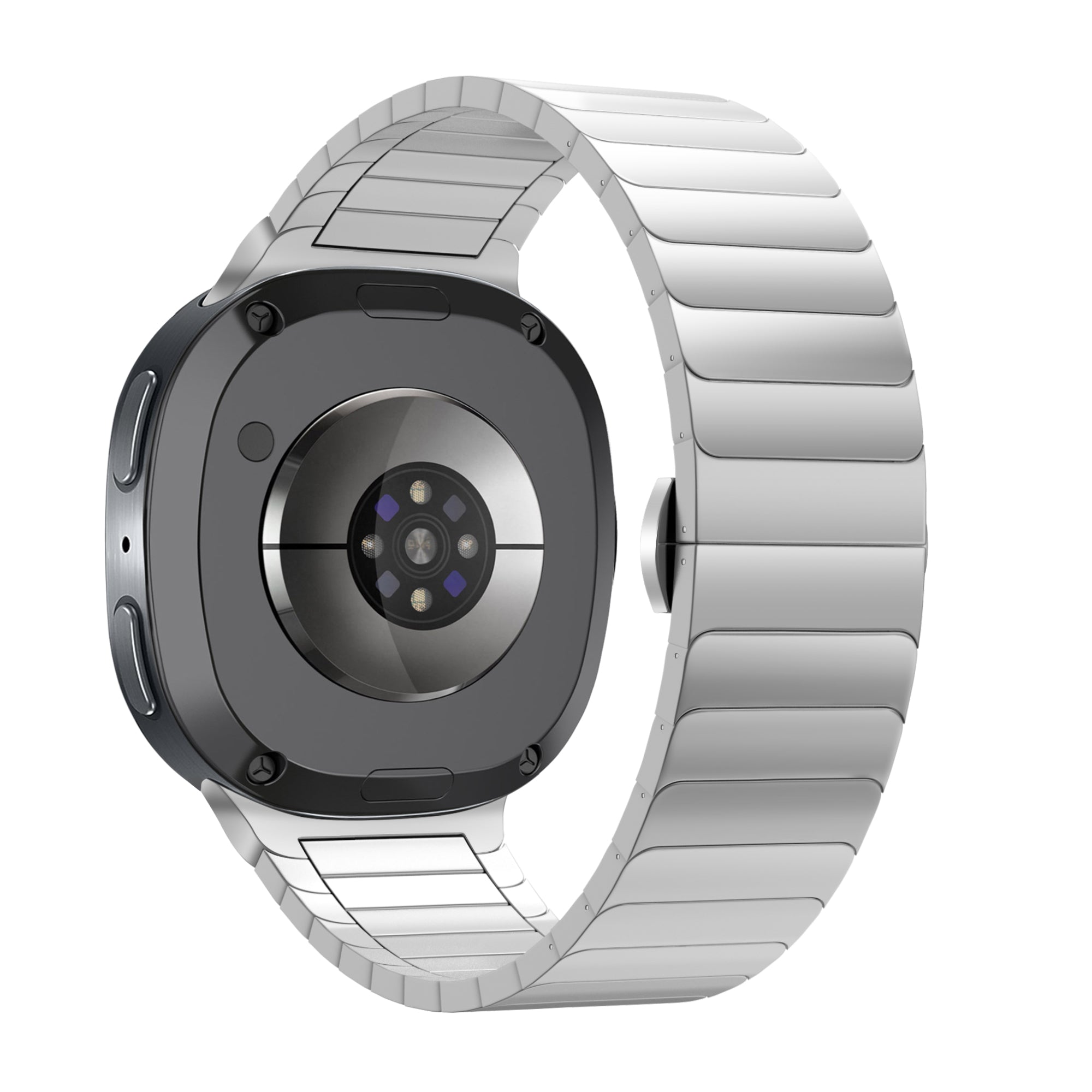 Bandz Samsung Galaxy Watch 9 - 40mm Steel Strap 'One Bead' (Silver)