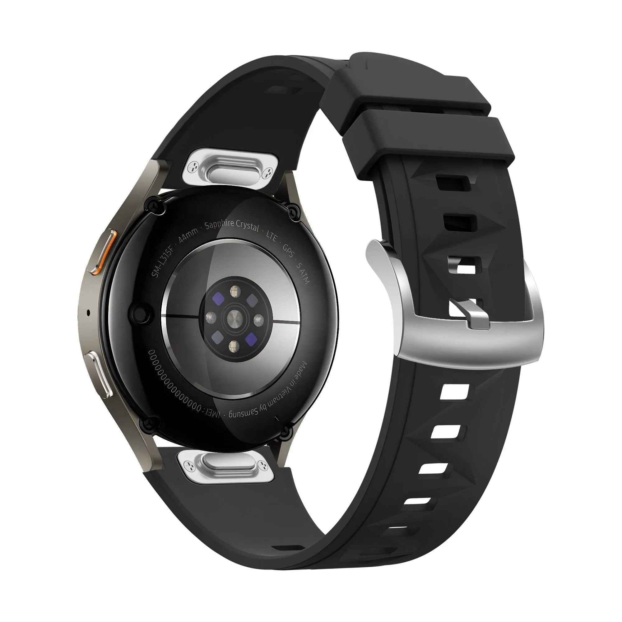 Bandz ICE Smart ST 2.0 Round 1.20 Silicone Strap 'Easy fit' (Black)